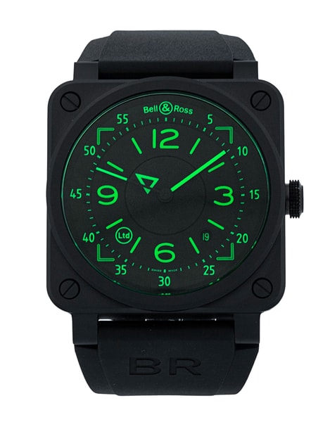 Bell and Ross BR03-92 BR0392-HUD-CE/SRB